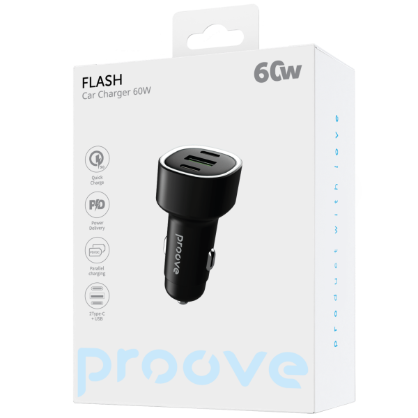 Proove Flash 60W (2*Type-C + USB) - Photo 1